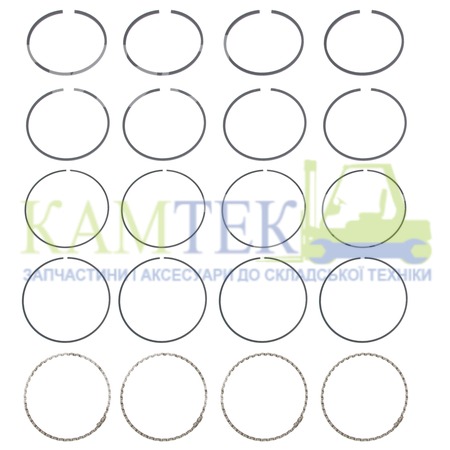 1203655K00 Кільця поршневі навантажувачі NISSAN H15 (1.00)