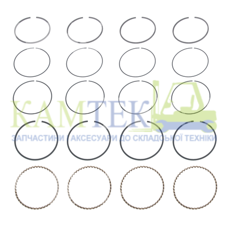 13011-23010 Кільця поршневі STD 4P