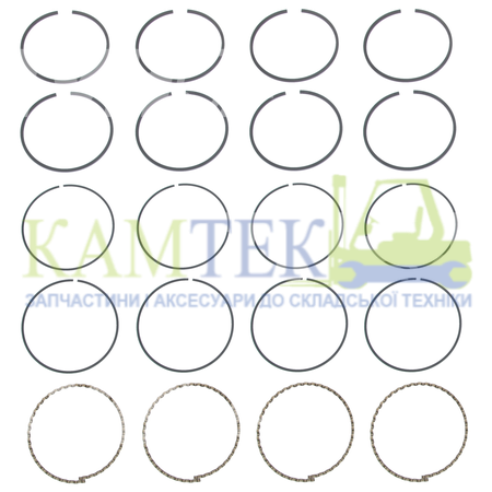 130157800171 Поршневі кільця навантажувача Toyota 4P