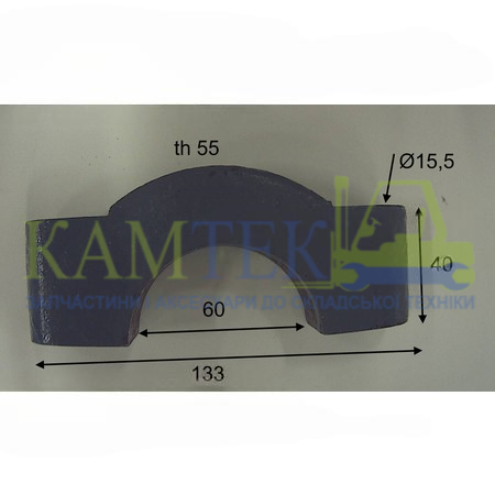 D61K832261 Бугель кріплення щогли навантажувача CPD15