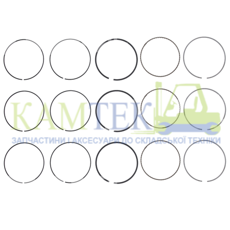 MD158553 Кольца поршневые погрузчика MITSUBISHI