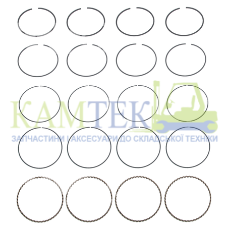 MD195850 Кільця поршневі навантажувача Mitsubishi 4G64 STD
