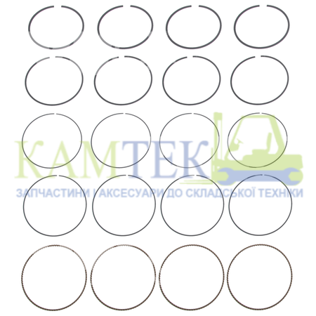 N120364E110 Кільця поршневі двигуна 0.50 K21